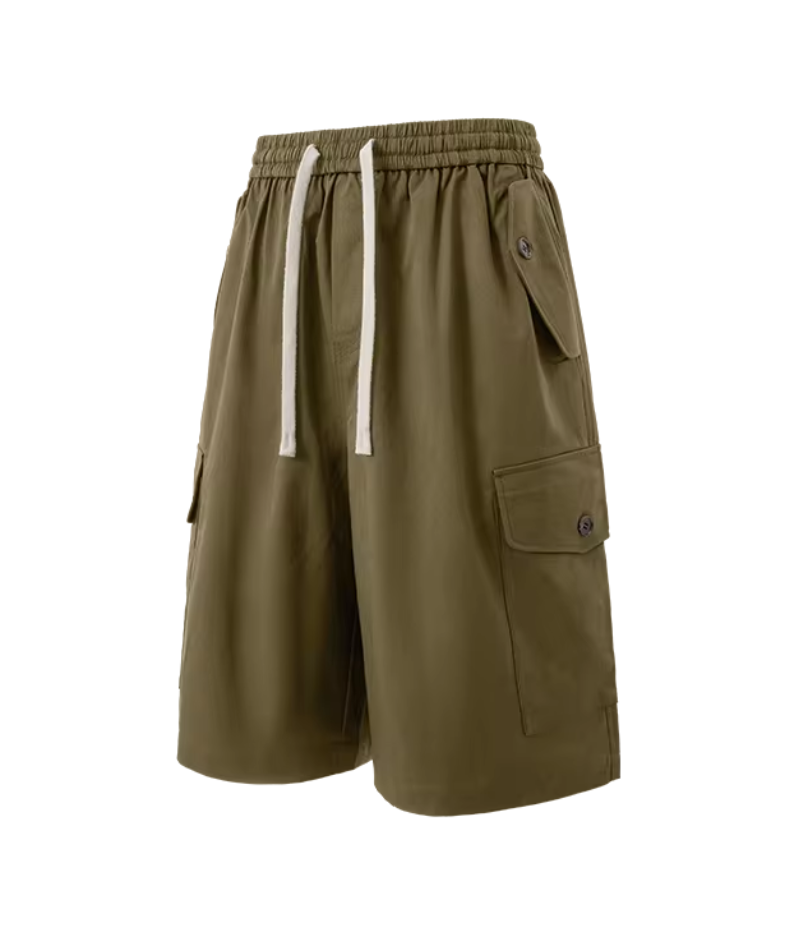 Durable Multi-Pocket Cargo Shorts