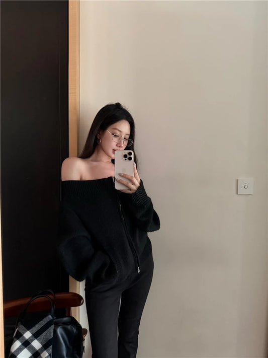 Cozy Winter Shoujo Girl Cardigan Sweater