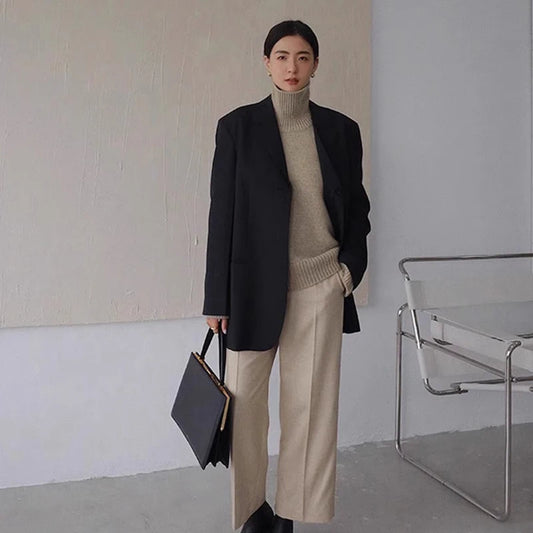 Cozy Knitted Turtleneck Sweater