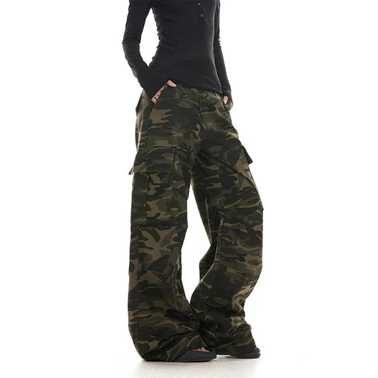 New Camouflage Y2K Hip Hop Jeans