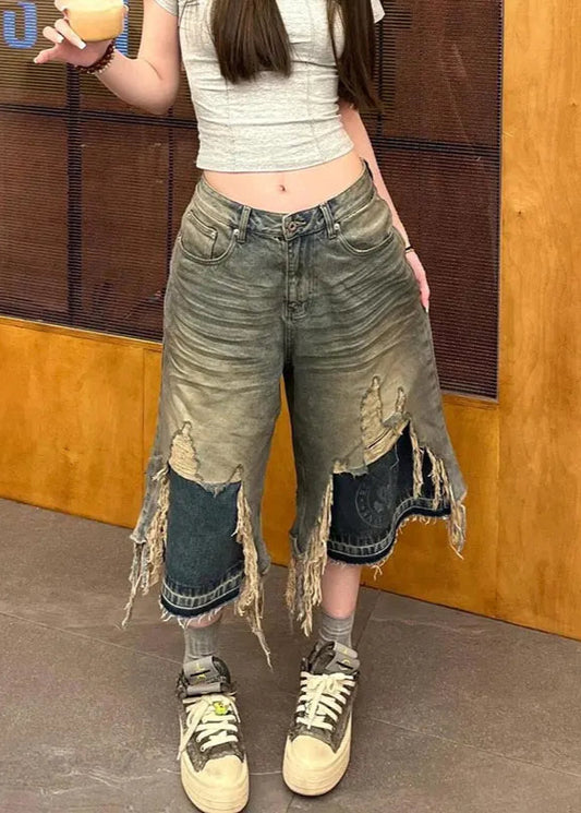 Vintage American Denim Workwear Shorts