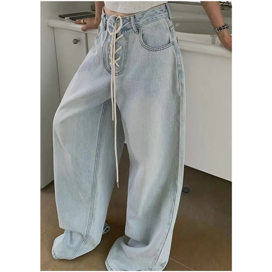 Vintage American High Waist Wide Jeans