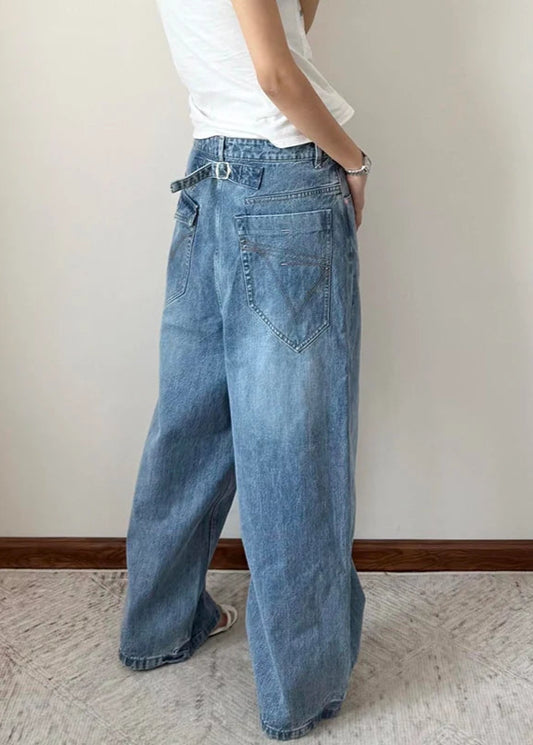 Vintage Oversize High Waist Blue Jeans