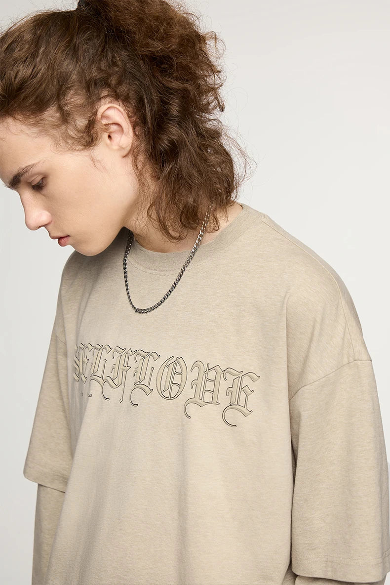 Inflation 3D Puff Printed Layered T-Shirt
