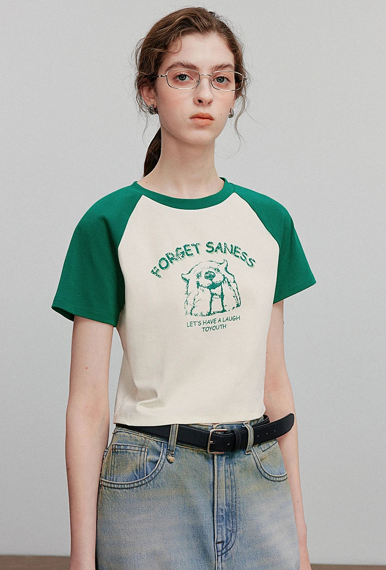Stylish Short-Sleeved Summer Women's T-Shirt