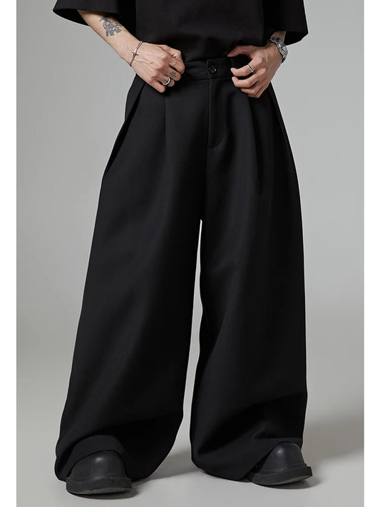 Flowy Black Oversized Wide Leg Pants