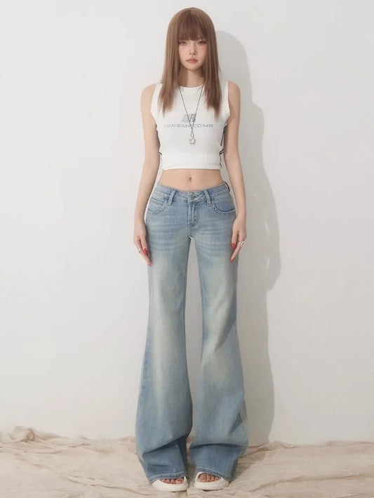 High Slim Fit Flared Jeans