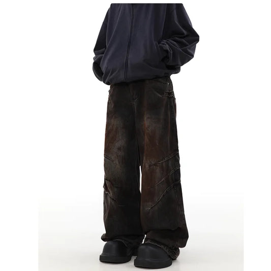 Vintage Oversize Cargo Japanese Denim Jeans