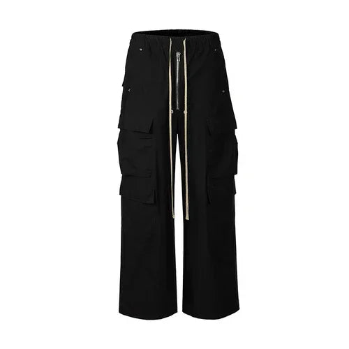 Retro Flared Cargo Pants