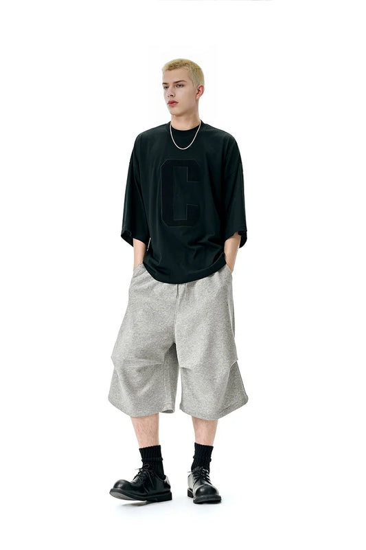 American Style Loose-Fit Cropped Pants