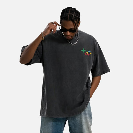 Vintage Oversized Graphic Couple Wear T-Shirt