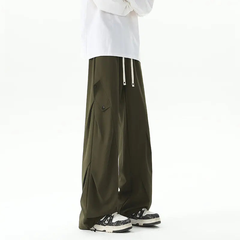 Vintage Grey Baggy Y2K Joggers Pants