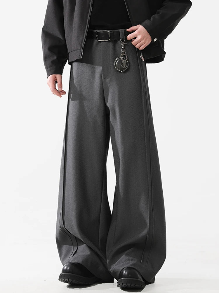 Stylish Pleated Wide Leg Pants