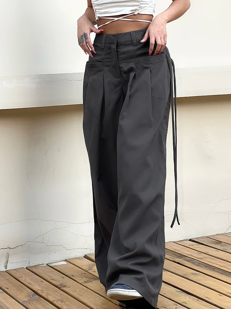 Cozy Wide Leg High Waist Pants