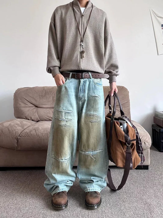 Vintage Distressed Wasteland Y2K Jeans