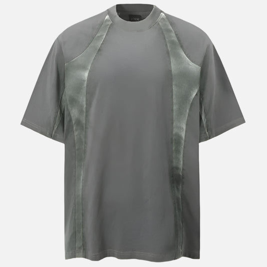 Vintage Color Block Patchwork T-Shirt