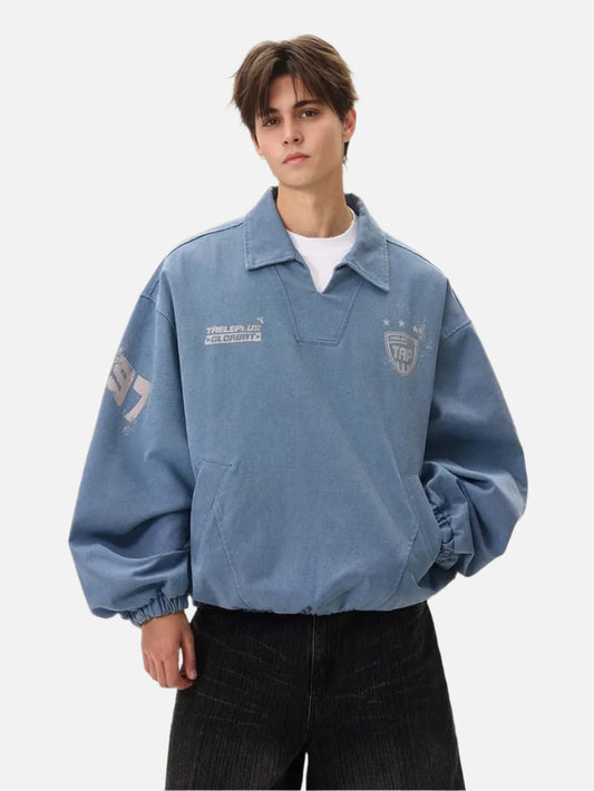 Luxury Vintage Washed Pullover Sweater