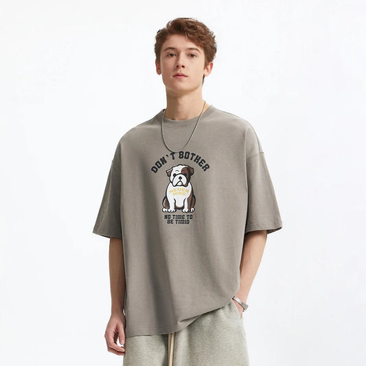 French Bulldog Fun Print Heavyweight T-Shirt