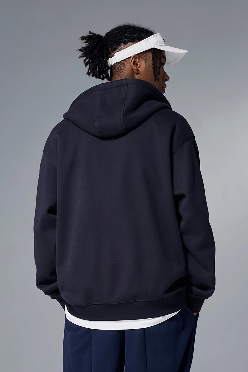 Trendy Winter Fleece Full Zip Hoodie