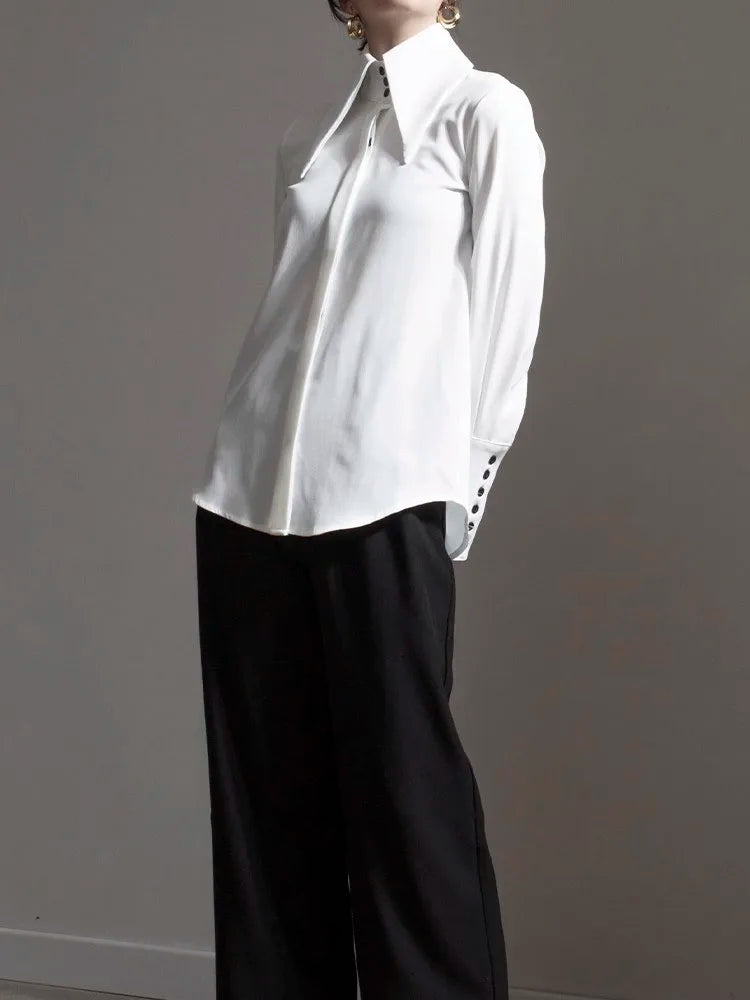 Autumn Chic Long Sleeve Polo Shirt
