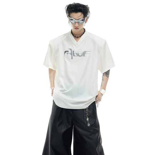 High Quality Original V-Neck Short T-Shirt