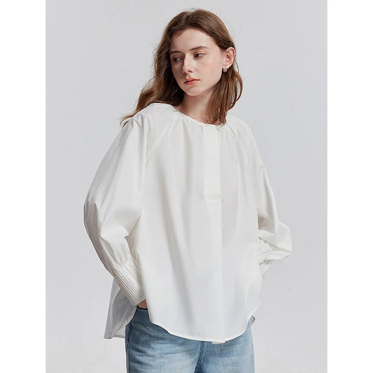 Lyocell Cotton Round Neck Doll Shirt