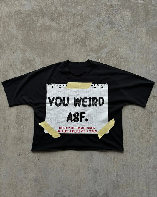 Versatile Oversized Printed Pattern T-shirt