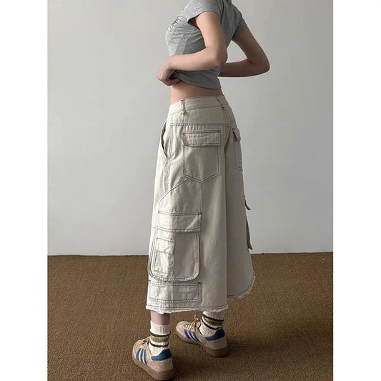 Vintage Baggy Cargo Jeans Denim Jeans