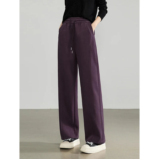 Cozy Cotton Wide Leg Pants