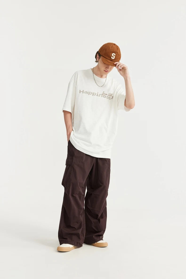 Trendy Wide Leg Cargo Pants