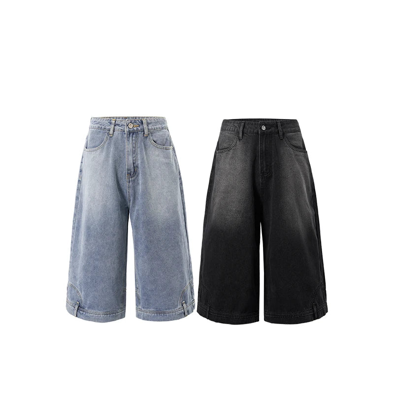 Denim Shorts Trendy Straight