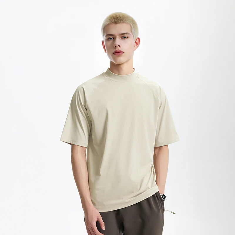 High Neck Cooling Sun Protection T-Shirt