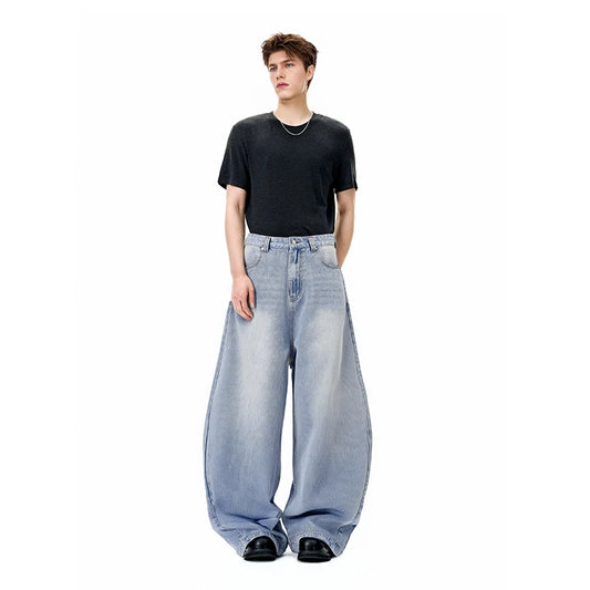 Bamboo Knit Wide Leg Jeans