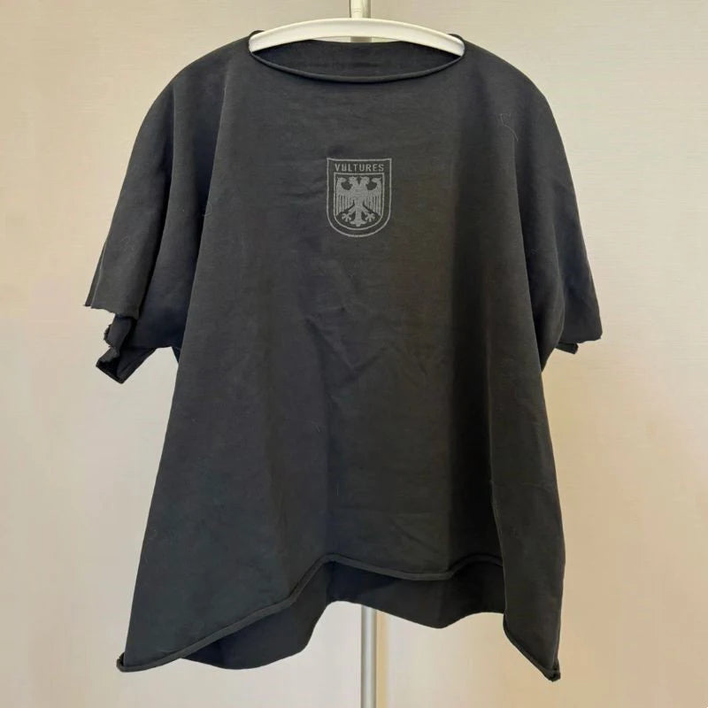 Eagle Print Loose Casual Cotton T-Shirt