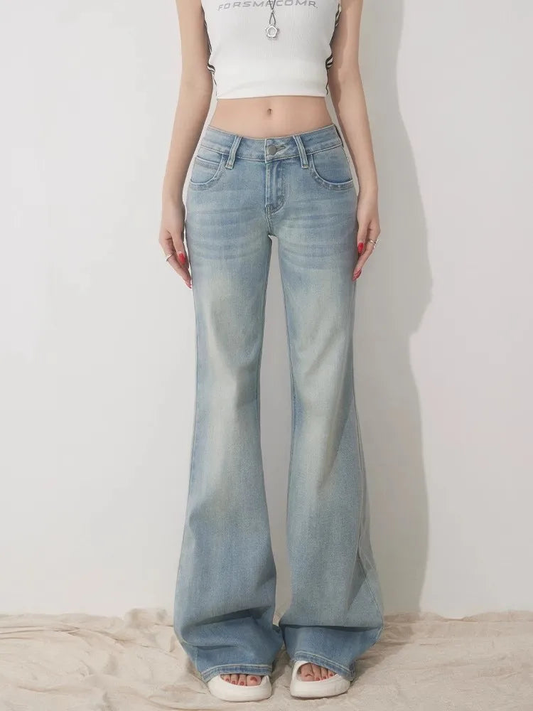 High Slim Fit Flared Jeans