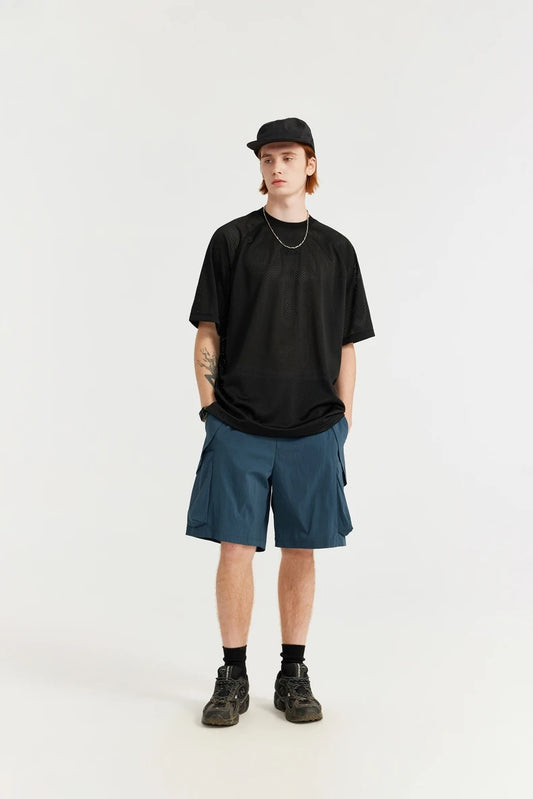 Plaid Stretch Sports Shorts