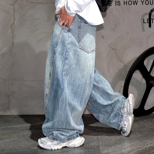 Vintage Baggy Premium Denim Cargo Jeans