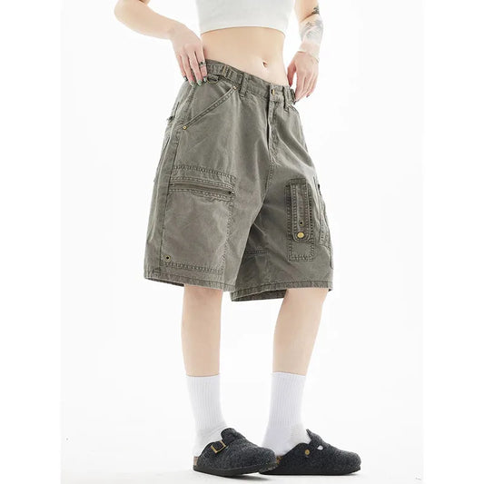 Vintage Oversized Baggy Cargo Shorts