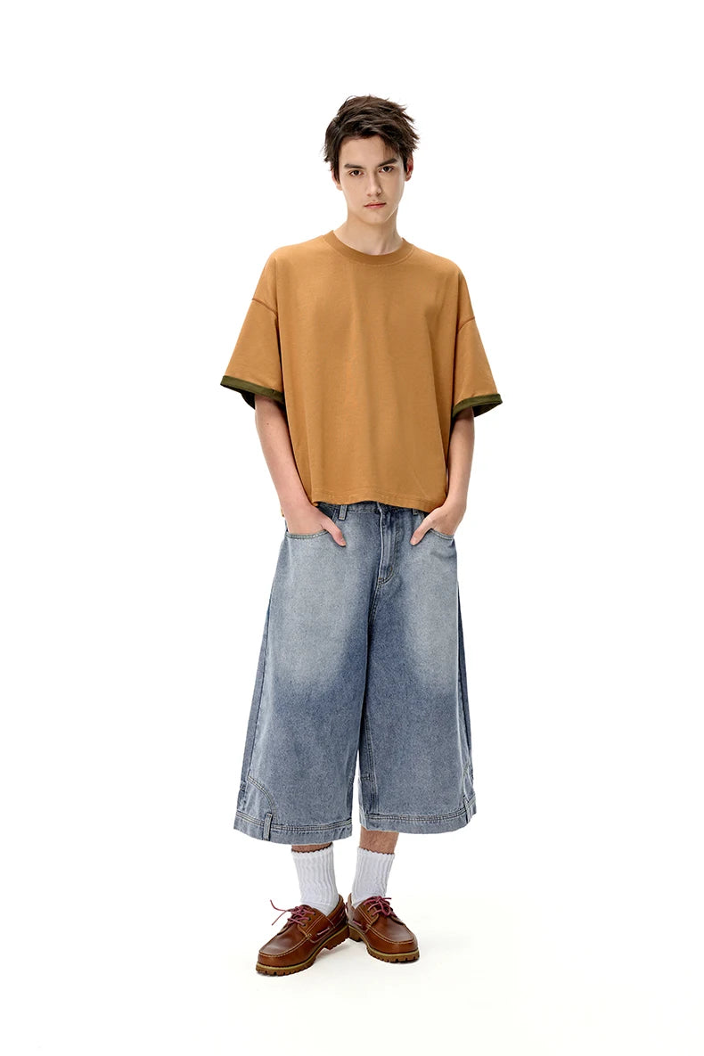 Denim Shorts Trendy Straight