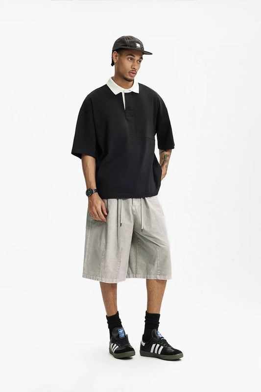 American Style Washed Cargo Shorts