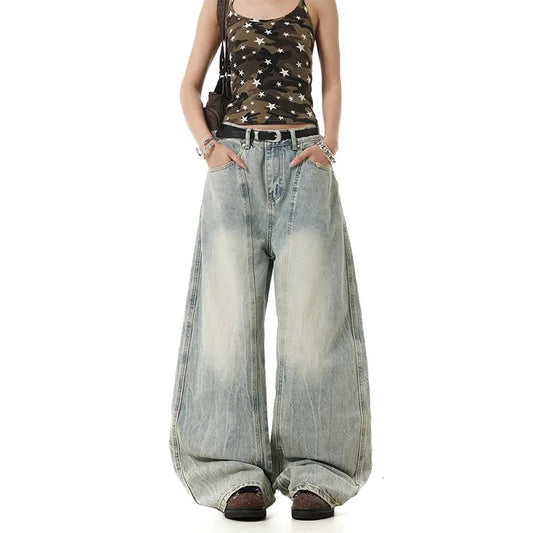 Blue Gradient Vintage High Waisted Jeans