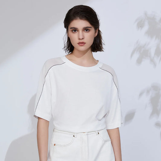 Luxury Summer Short Sleeve Cotton T-Shirt