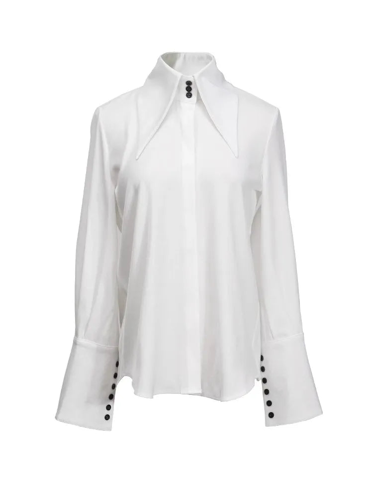 Autumn Chic Long Sleeve Polo Shirt