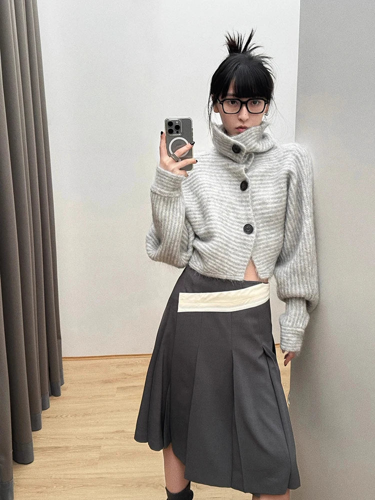 Cozy Loose Knit Turtleneck Sweater