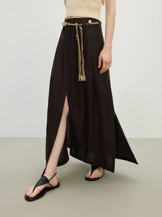 Summer Vacation Style Oversized Lounge Skirt