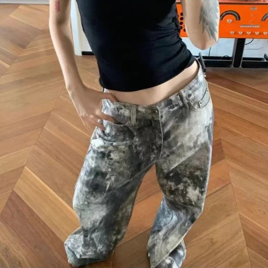 Vintage Wide Leg Mom Jeans