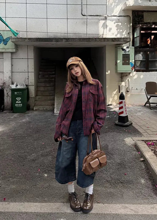 Vintage Oversized Y2K Style Denim Jeans