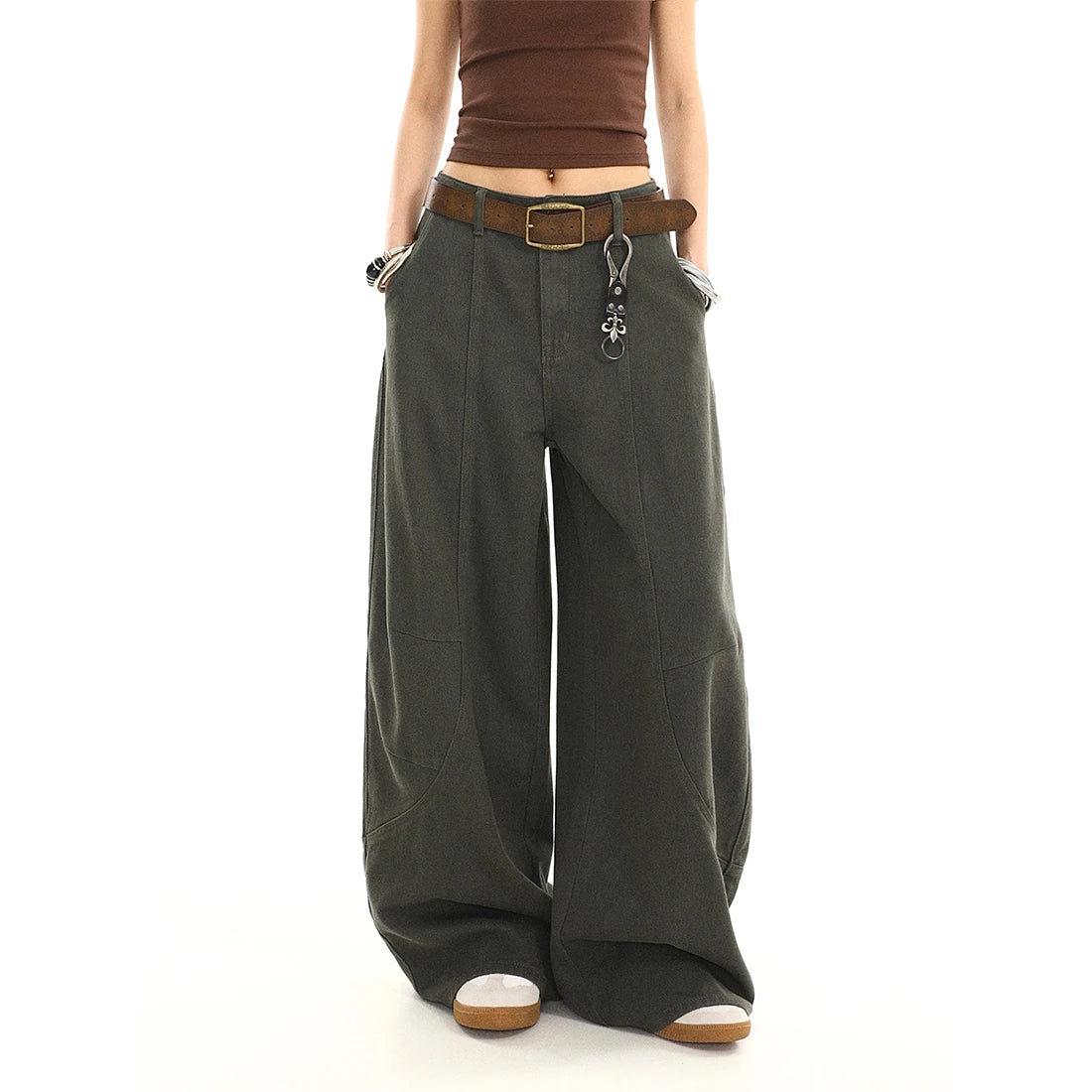 High Waist Vintage Baggy Wide Jeans