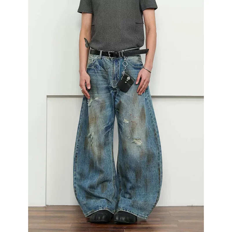 High Waist Oversized Wide Leg Jeans