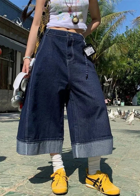 Faded Vintage Wide Leg Jorts